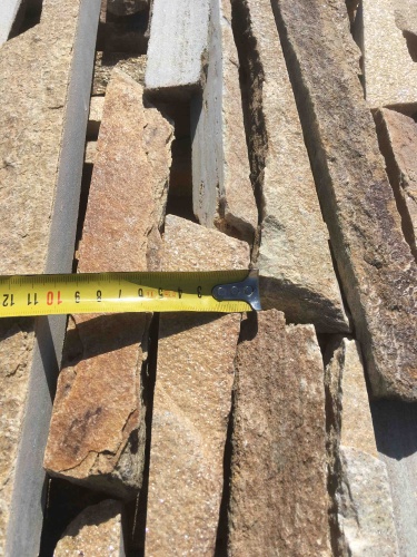 Горбушка златолит золотистый для облицовки купить в Ялуторовске