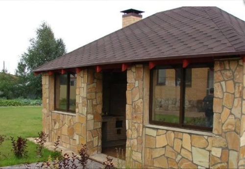 Плитняк златолит жёлтый для фасада 1,5-3 см купить в Ялуторовске