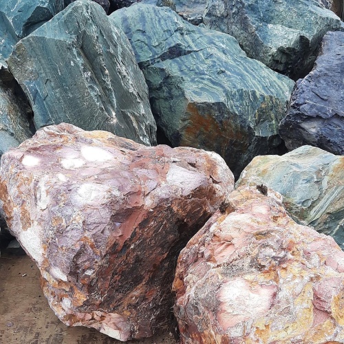 Ландшафтные глыбы красно-фиолетовые 200-1000 килограмм купить в Ялуторовске