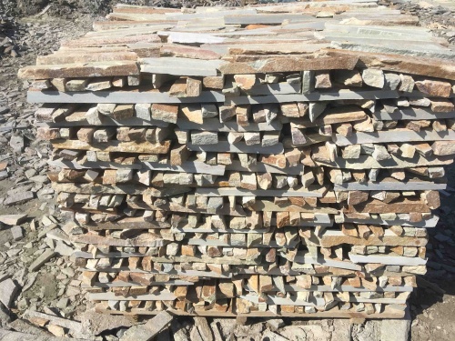 Горбушка златолит золотистый для облицовки купить в Ялуторовске