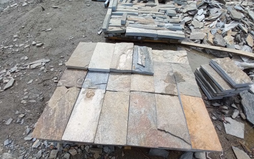 Плитка пилёная златолит Уральский для фасада купить в Ялуторовске