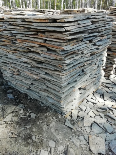 Плитняк златолит Уральский для цоколя, отмостки купить в Ялуторовске